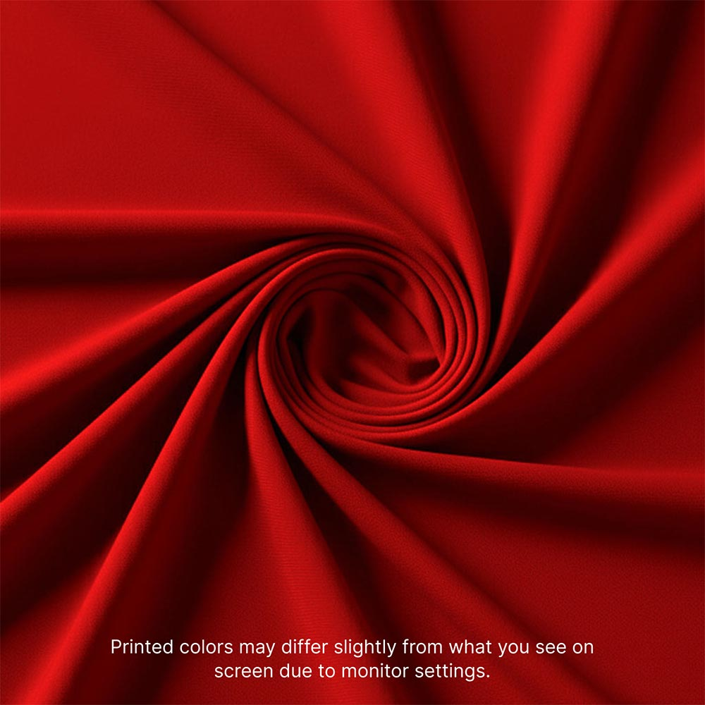 Polyester fabric sample for 6ft fitted trade show table cover, custom printed tablecloth material for events and conventions