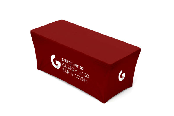 Stretch Fitted Custom Logo Table Covers