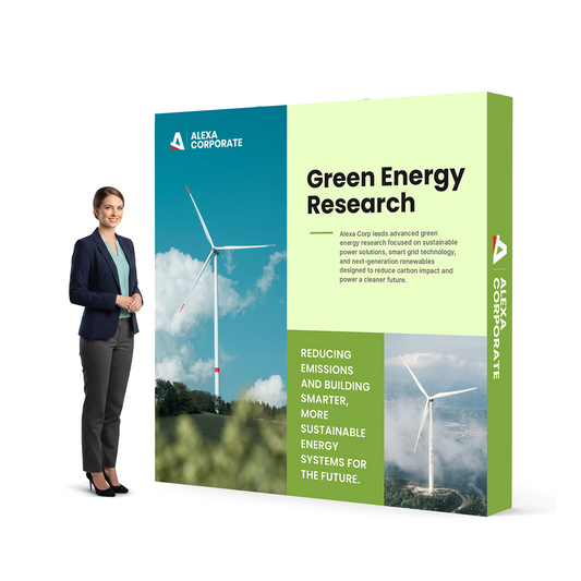 8ft Essential Straight Pop-Up Display