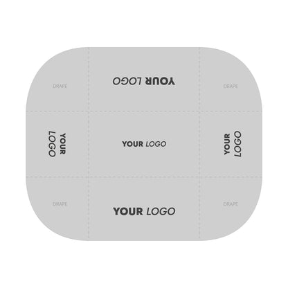 GoVizly Displays 4ft custom logo table closed back style for retails, events and trade shows. Full color dye-sub printing on premium wrinkle-resistant fabric. Design template available for download. Free layout and proof, free saver shipping. Fast turnaround and nationwide shipping
