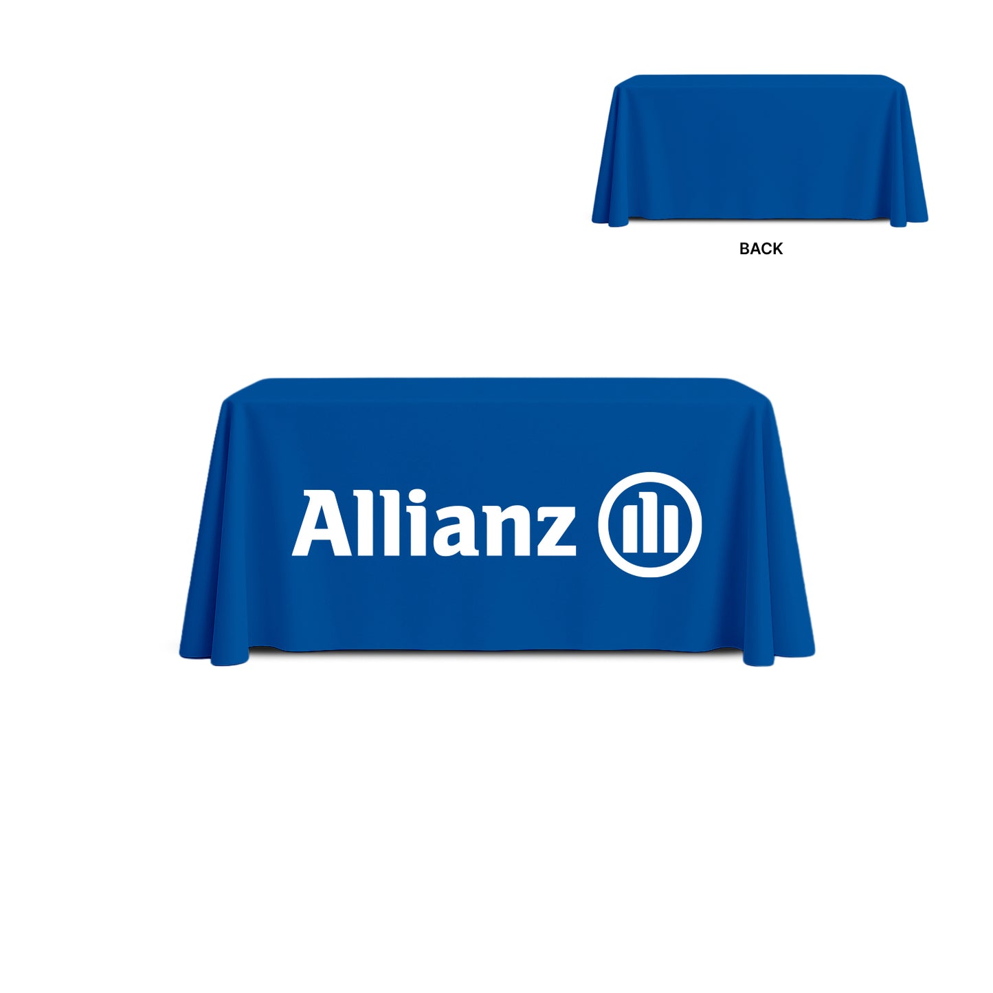 GoVizly Displays 6ft custom logo table closed back style for retails, events and trade shows. Full color dye-sub printing on 4 sides and the top. Free layout and proof, free saver shipping. Fast turnaround and nationwide shipping
