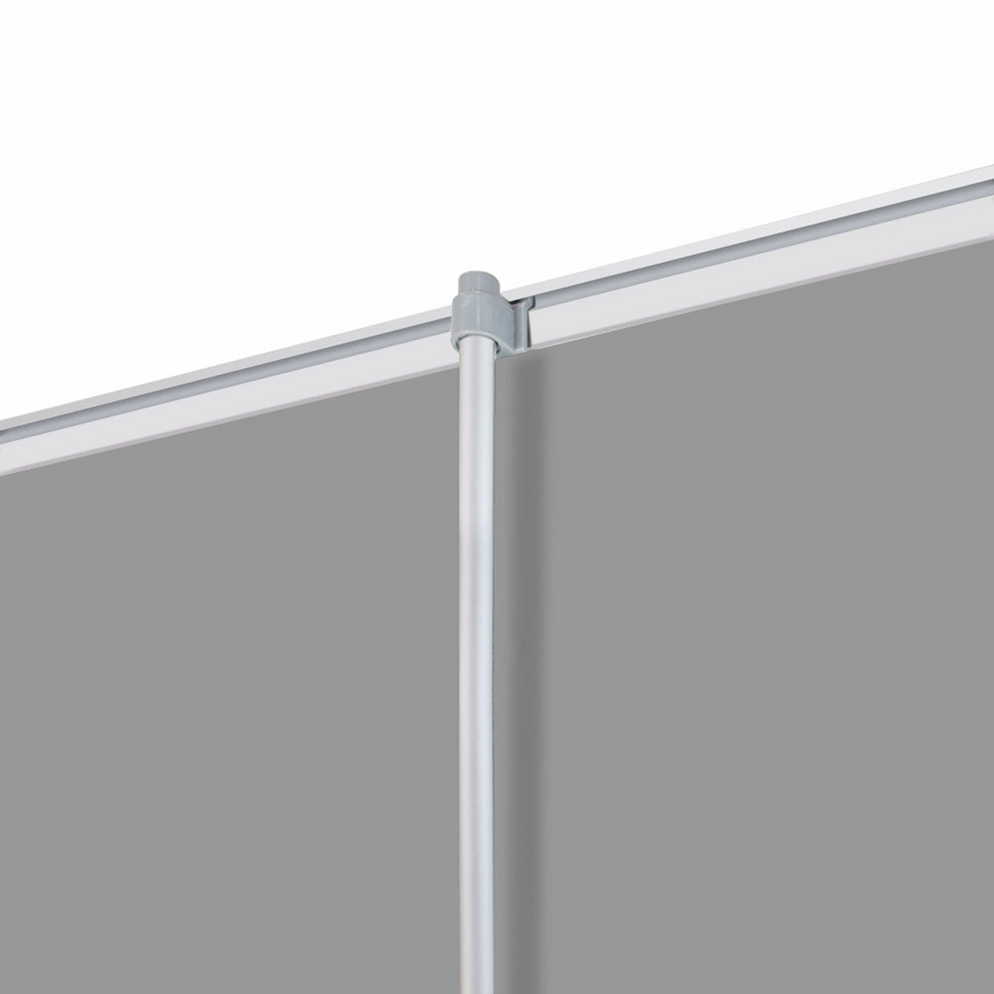 Support pole detail of GoVizly 24x80 retractable banner stand