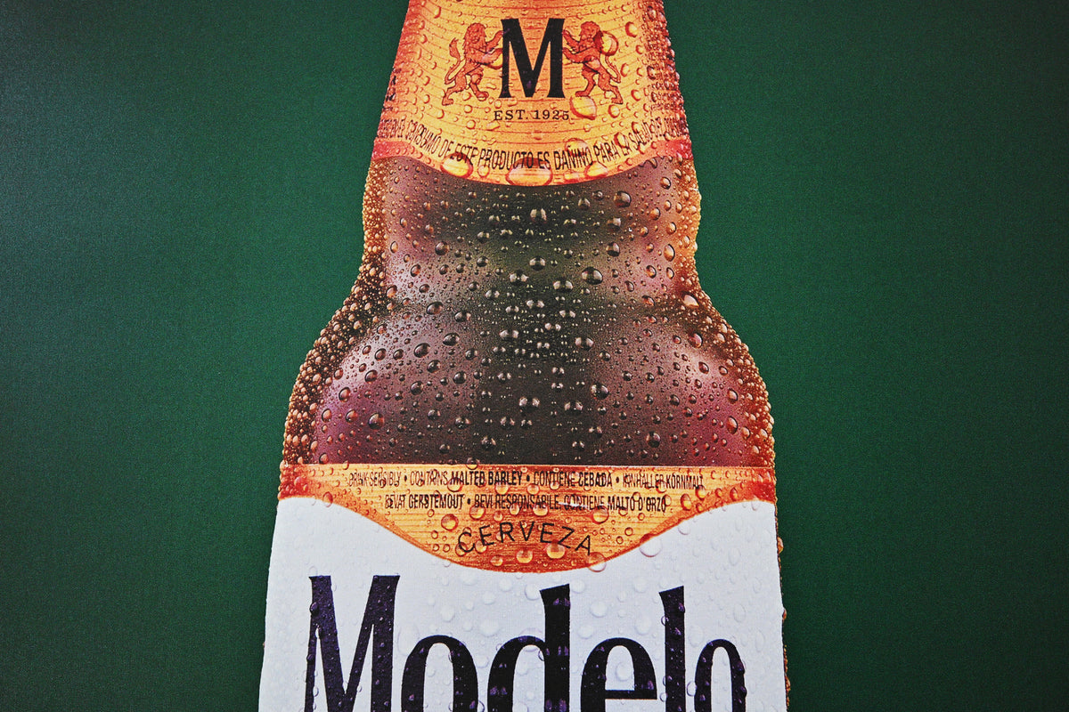 Close-up of GoVizly full-color banner stand printing with sharp graphics and vibrant colors.